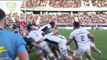 TOP 14 - Essai de Ricky RICCITELLI (MHR) - Section Paloise - Montpellier Hérault Rugby