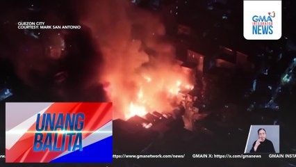 1, sugatan sa sunog sa Brgy. Commonwealth; halos 100 pamilya, nawalan ng tirahan | Unang Balita