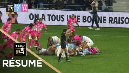 TOP 14 Saison 2025-2026 J13 - Résumé Aviron Bayonnais - Stade Français Paris