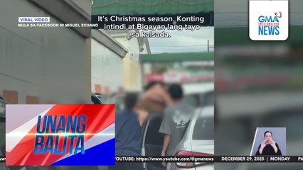 Driver at may-ari ng pickup at kotse na sangkot sa road rage sa Marikina, pinagpapaliwanag ng LTO | Unang Balita