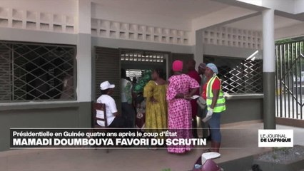 Présidentielle en Guinée quatre ans après le coup d'État: Mamadi Doumbouya favori
