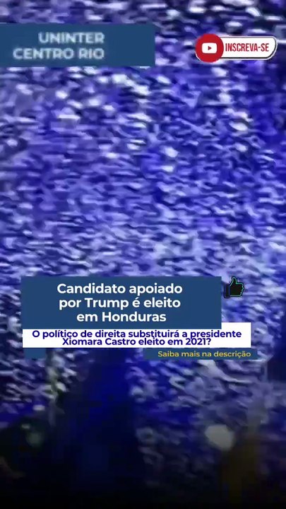 Candidato apoiado por Trump é eleito em Honduras