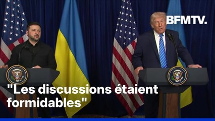 Plan de paix pour l'Ukraine: le point presse de Donald Trump et Volodymyr Zelensky