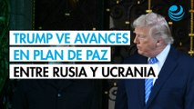 Trump asegura que Zelenski y Putin hablan 