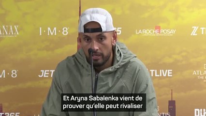 Bataille des sexes - Kyrgios : "Un pas dans la bonne direction"