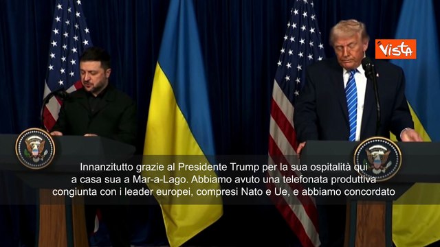 Zelensky: Intesa su 90% dell'accordo, presto definite garanzie sicurezza per l'Ucraina