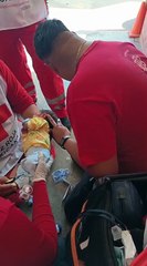 BOMBEROS SALVAN A BEBE EN DURANGO