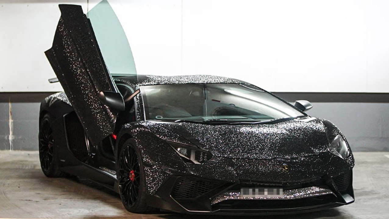 Two Million Crystals Make This Lamborghini Shine