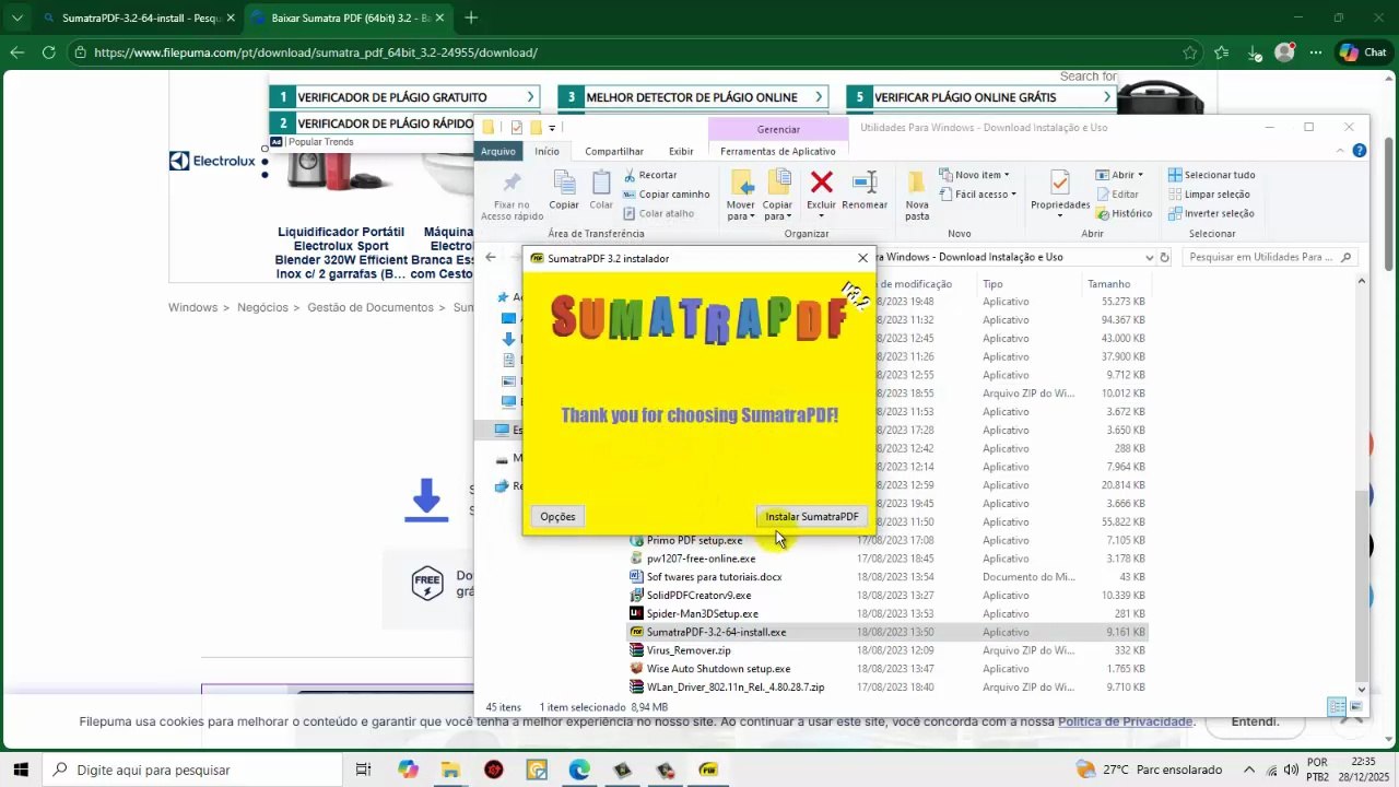 Como Baixar, Instalar e Usar o Programa Sumatra PDF