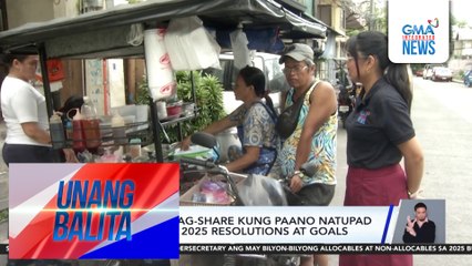 Ilang Pinoy, nag-share kung paano natupad ang kanilang 2025 resolutions at goals | Unang Balita