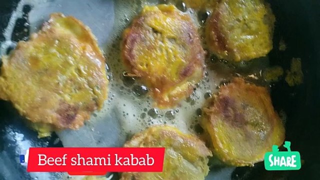 Beef shami kabab recipe easy way of making beef shami kabab