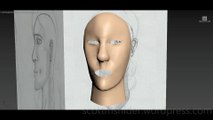 Flame: 3DS MAX Practice Polygon Modeling Head Model Video #53 (12-28-2025)