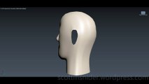 Flame: 3DS MAX Practice Polygon Modeling Head Model Video #61 (12-28-2025)