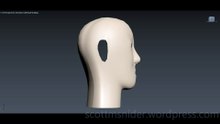 Flame: 3DS MAX Practice Polygon Modeling Head Model Video #62 (12-28-2025)