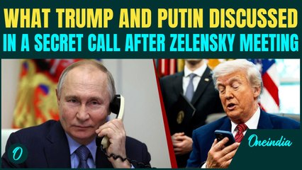 Trump Calls Putin Before AND After Zelensky Meeting | 'Ukraine Will Have To Cede Land' Says Moscow
