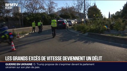 Les excès de vitesse d'au moins 50 km/h deviennent un délit, à partir de ce lundi