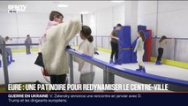 Normandie: une patinoire synthétique installée à Saint-André-de-l'Eure pour dynamiser le centre-ville