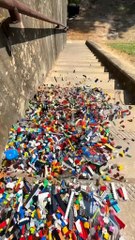 Breaking glass bottles #foryoupageシ #funnyreel #glassbottles #fyp #brokinghearts #breakbottles #viral #bottle #fun  #foryou