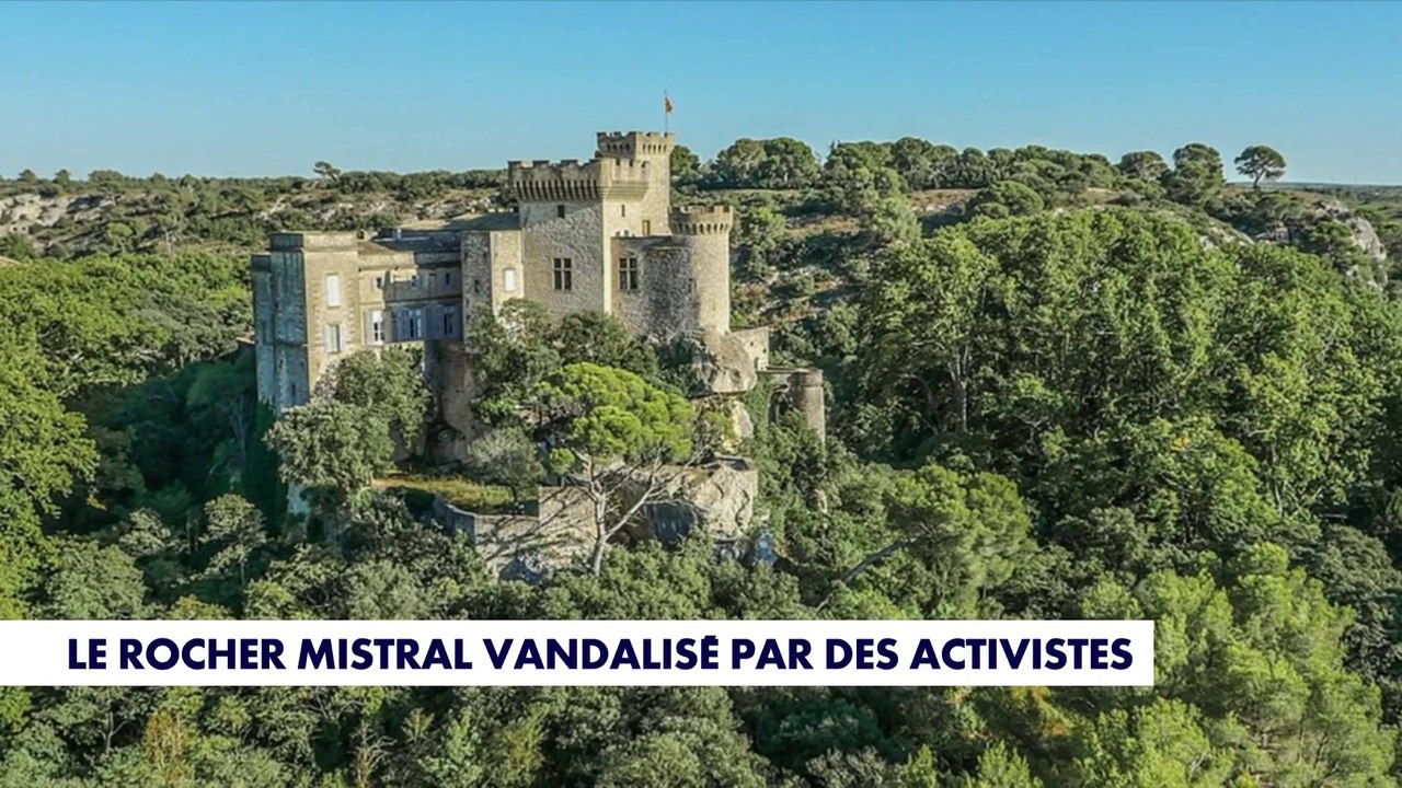 Le rocher Mistral vandalisé par des activistes