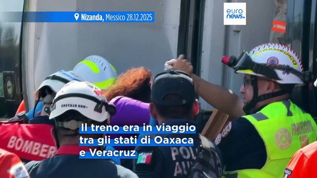 Treno interoceanico deraglia in Messico: almeno 13 morti e 98 feriti vicino a Nizanda