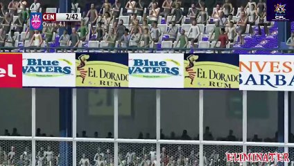 ASHES CRICKET 2009 CPL PATCH | TRIBAGO KINGHT RIDER VS BARBADOS ROYALS ELIMINATER MATCH |