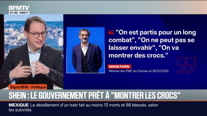 SIGNÉ BFM - "On est partis pour un long combat": le gouvernement prêt à "montrer les crocs" face à Shein