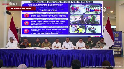 [FULL] Menko Pratikno, Seskab Teddy, KapolriPanglima TNI Update Penanganan Pascabencana Sumatera