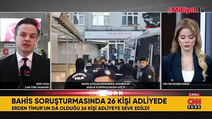 Futbolda bahis ve şike soruşturması: Aralarında Erden Timur'un da bulunduğu 26 şüpheli adliyeye sevk edildi