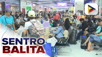 Mga bibiyahe para sa probinsya mag-Bagong Taon, patuloy ang pagdating sa PITX; mahigpit na seguridad, patuloy na ipinatutupad | ulat ni Bernard Ferrer