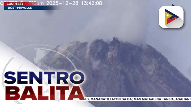 Mga awtoridad sa Albay, nakaalerto sa aktibidad ng Bulkang Mayon at seguridad sa Bagong Taon; 25-year-old na lalaki sa Albay, sugatan dahil sa kwitis | ulat ni Darrel Buena - PTV Legazpi