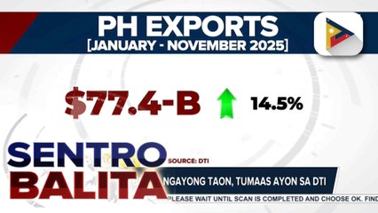 Exports ng bansa ngayong taon, tumaas ayon sa DTI