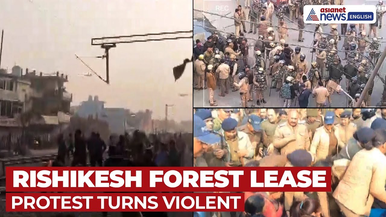 Rishikesh Forest Land Lease Row: Protesters Clash With Police