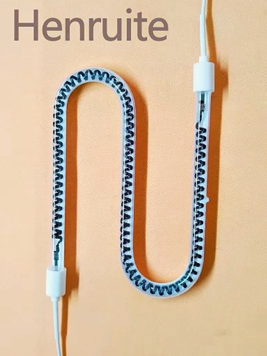 1500w Infrared heating Quartz glass heating element tube carbon quartz fiber infrared heating lamp
