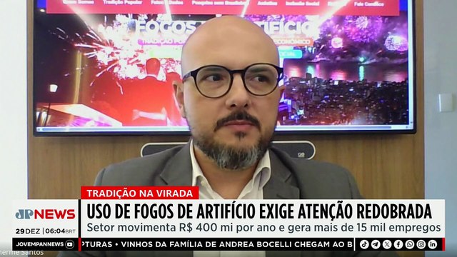 Festas de fim de ano exigem atenção redobrada com fogos de artifício