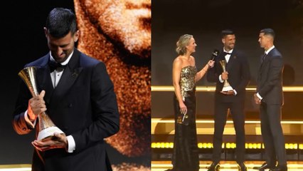 Tennis - Globe Soccer Awards 2025 - Novak Djokovic a reçu le tout premier Globe Sports Award !