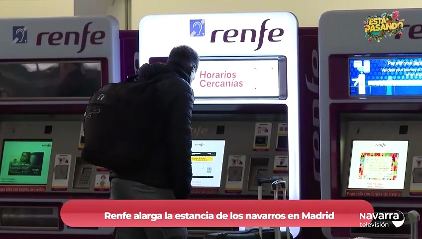 Atocha es el punto neurálgico para los viajeros navarros