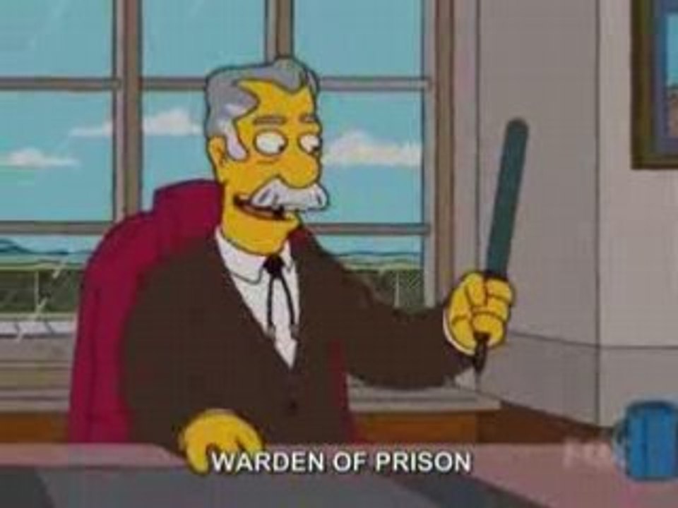 Simpsons Prison Break Trailer