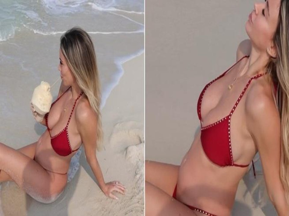 Diletta Leotta, per le vacanze di Natale sceglie le calde spiagge