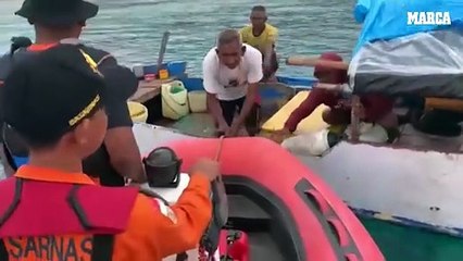 Imágenes de la nueva jornada de búsqueda de los españoles desaparecidos en Indonesia