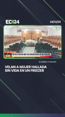 Velan a mujer hallada sin vida en un freezer