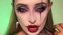 Creative artist reveals the process behind her striking Joker-inspired Halloween makeup look