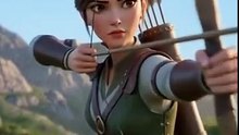 She Shot an Arrow to Save a Deer… But Hit a Leopard 😳🏹🦌  3D Animation