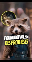 Pourquoi Rocket volé toujours des prothèses ? #rocketracoon #gardiensdelagalaxie #marvel #onregardequoi #theorie