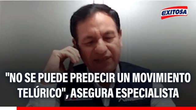 Sismo de 6.0 en Chimbote: No se puede predecir un movimiento telúrico en tiempo y hora , asegura especialista del Ingemmet