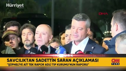 Savcılıktan Sadettin Saran açıklaması