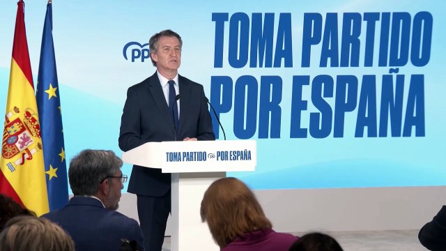 Feijóo carga duramente contra el Gobierno en su balance de 2025