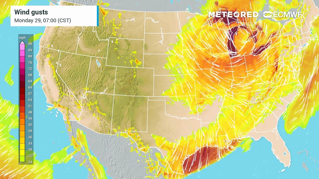 Several states have an elevated wildfire threat today.