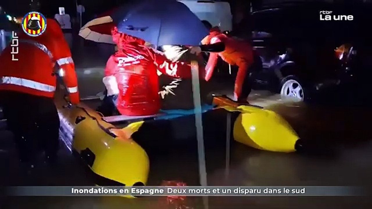 RTBF La Une JT 13h00 Inundaciónes En España (29-12-25)