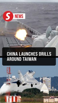 Military tensions rise as China launches live-fire drills around Taiwan