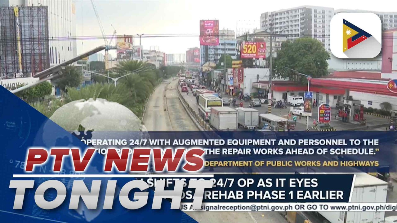 DPWH shifts to 24/7 operations as it eyes completing EDSA rehab Phase 1 earlier